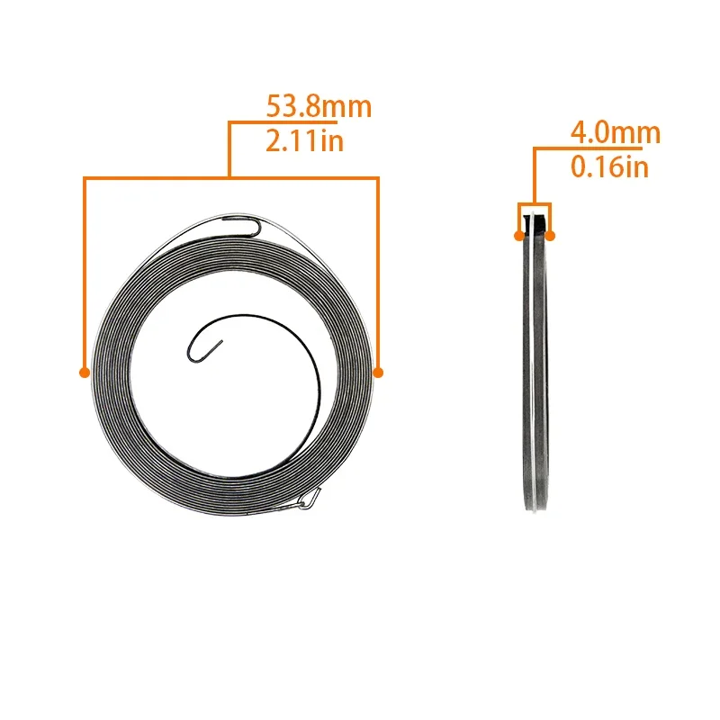 Lawn Mower Chainsaw Recoil Pull Starter Spring Replacement Pulley Rope Recoil For 40-5 CG430 BC430 43cc 49cc 52cc 2Stroke Engine