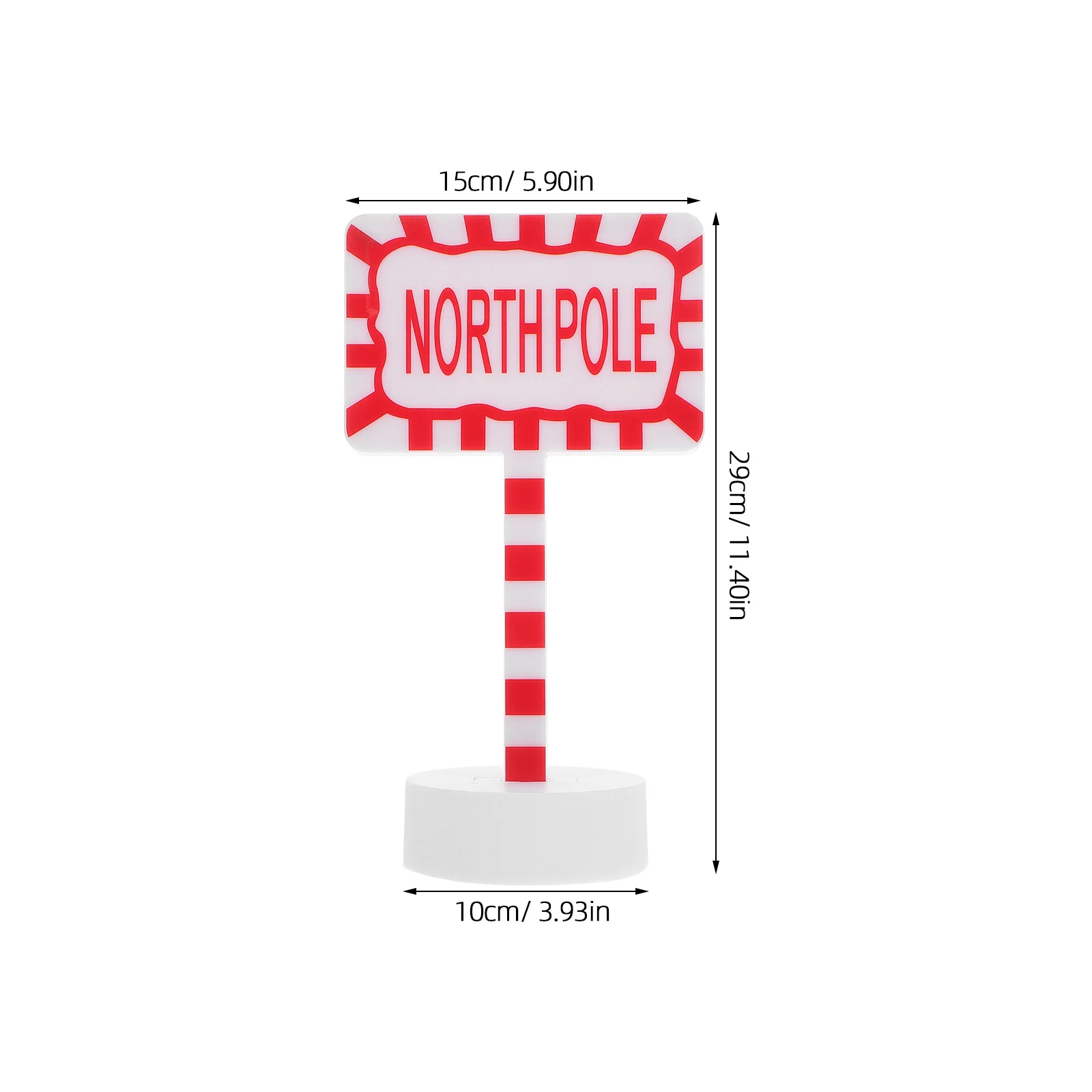 LED Christmas Signpost Night Lamp Street Light Decorative Night Light for Festive Bedroom Party Kid Toddler Nursery