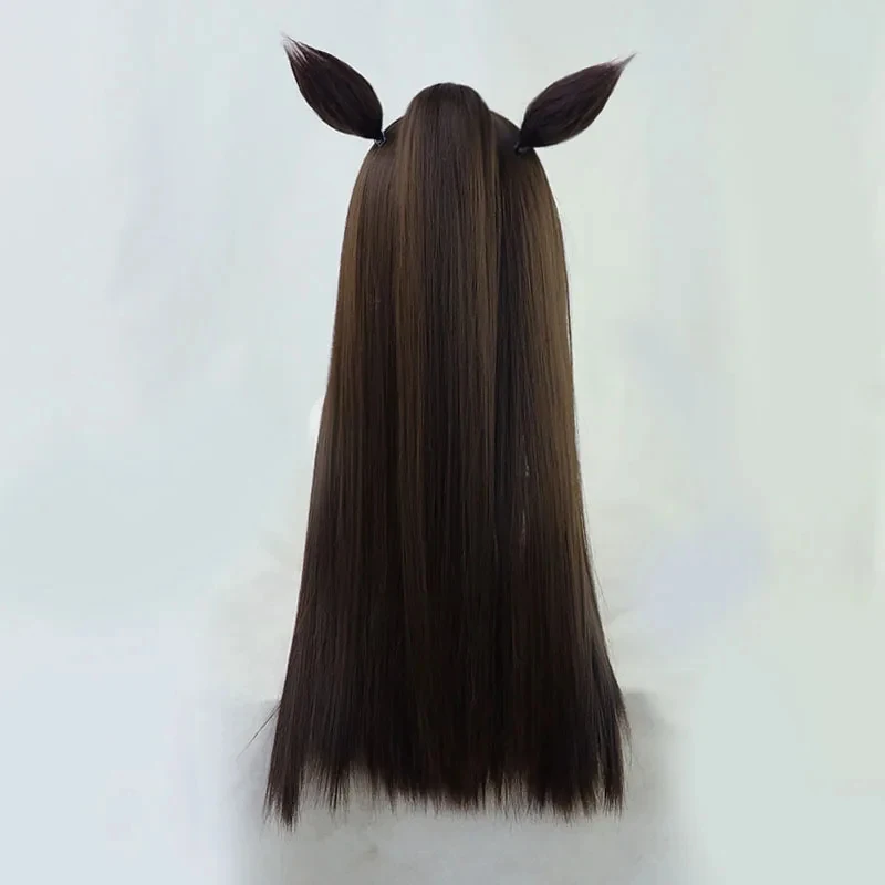 ▶❤Symboli Rudolf Cosplay Wig Uma Musume Pretty Derby Heat Resistant Synthetic Hair Wig with Cap❤◀ view 3