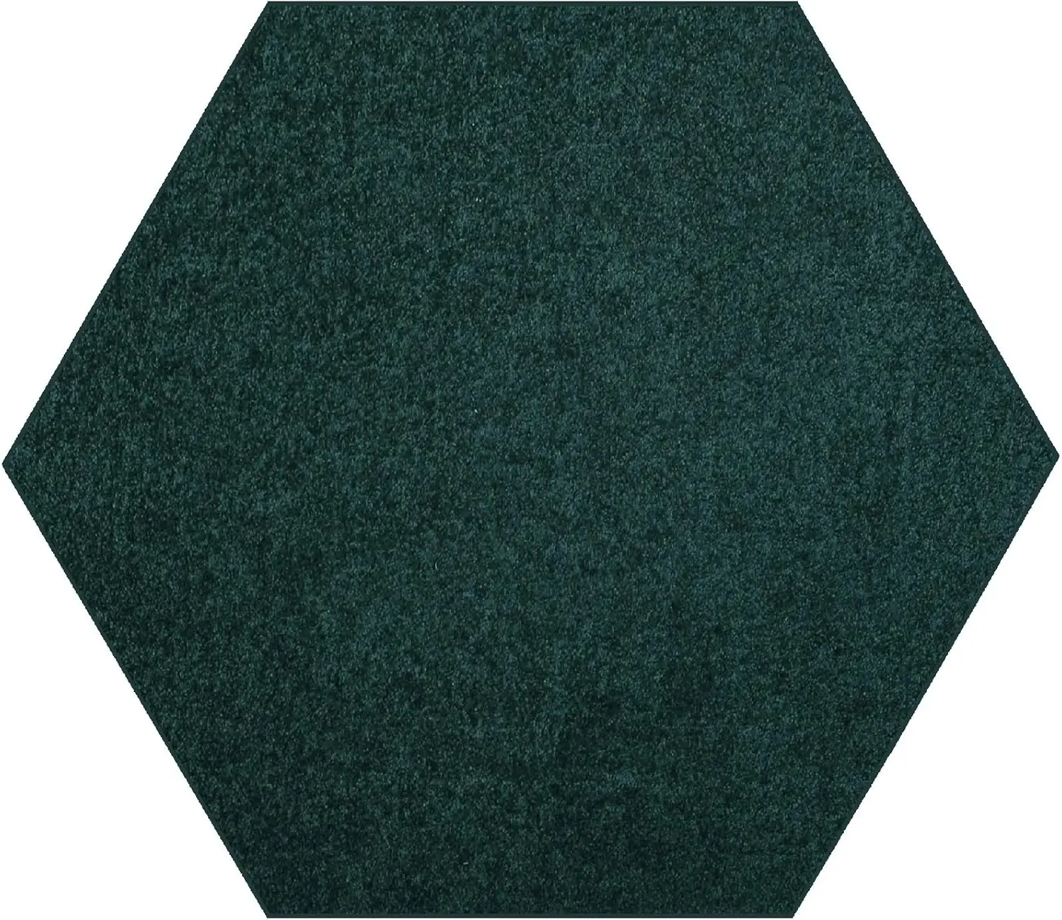 

Pet Friendly Solid Color Area Rugs Forest Green - 7' Hexagon, Indoor, Stain & Fade Resistant, Perfect for Living Room, Bedroom