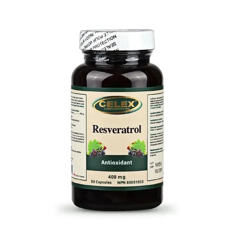 

1 Bottle 90 Capsules Canadian Resveratrol Grape Seed Essence Capsule 400M and G * 90 Capsules