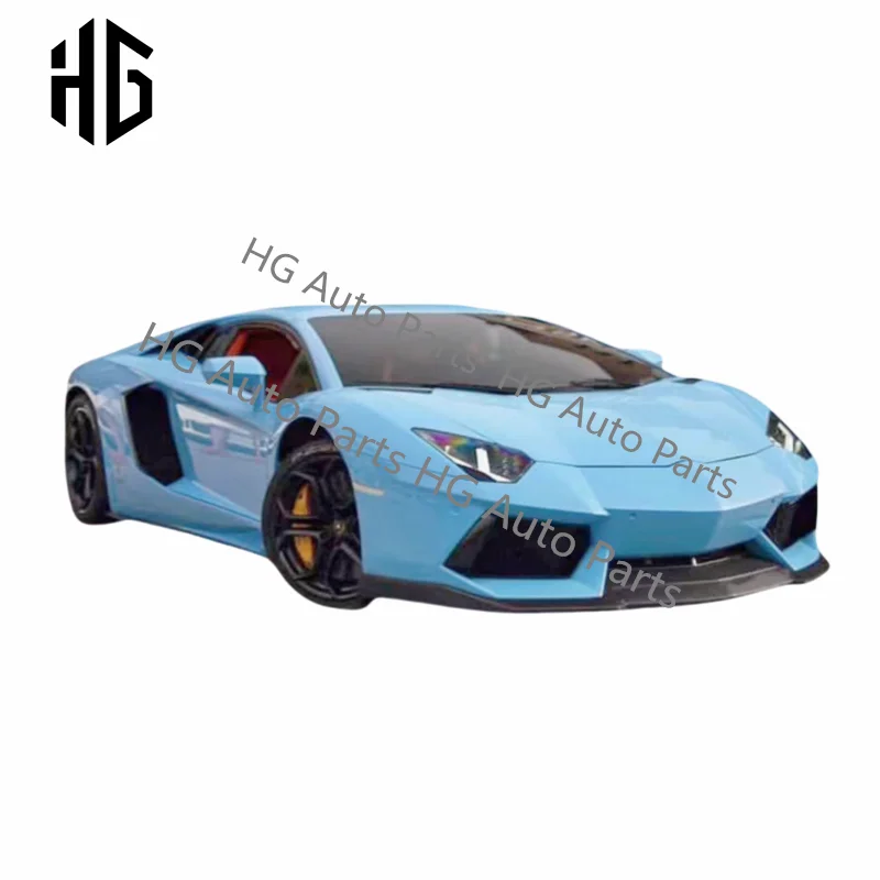 Hot Sell DMC Style Carbon Fiber Car Bumper Lip Spoiler Side Skirts Body Kits For Lamborghini Aventador Lp700 Lp720 Coupe