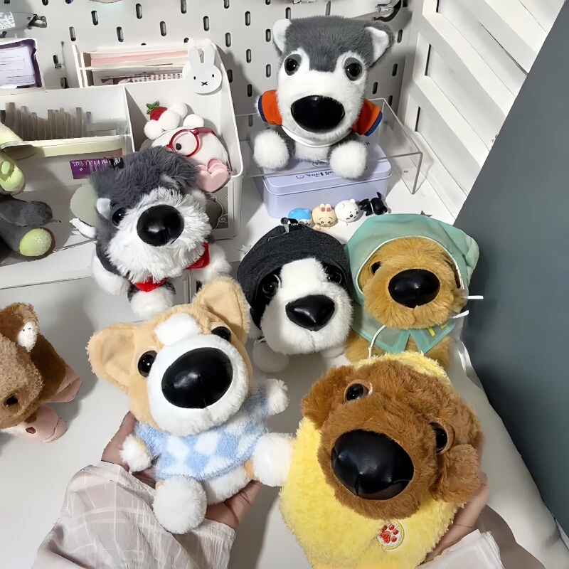 In Stock Original Thedog Big Headed Dog Doggy Ootd Series Plush Pendant Blind Box Cute Trendy Play Toy Plush Doll Mystery Box