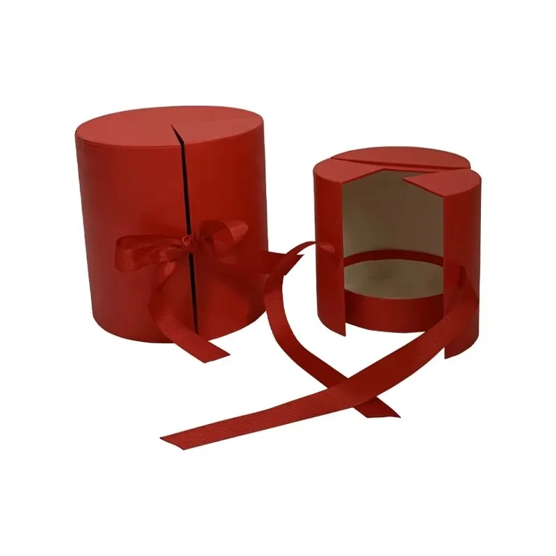 Double Bucket significant other Gift Box Embracing Immortality Two-piece set of bronzing paper and cardboard soap flower box