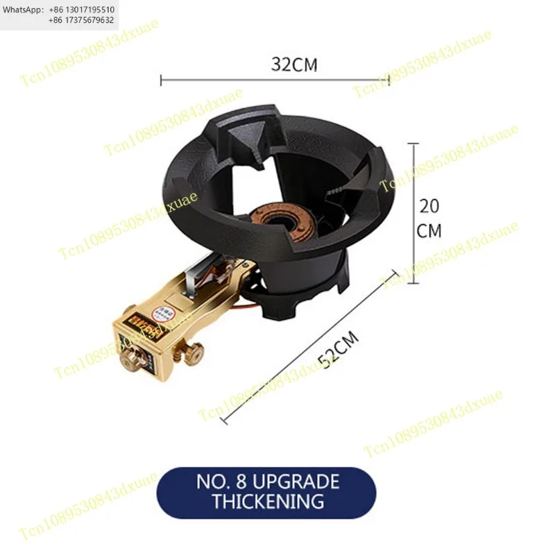 Commercial Fierce Fire Gas Stove Single Gas Stove Wok Burner Energy-saving Kitchen Gas Stove Cooktop Hob