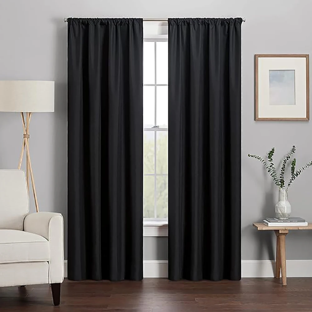 Whole house custom curtains blackout multiple colors high quality fabrics factory wholesale