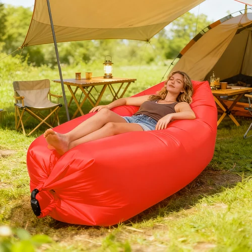 Imagen 1 del producto Sofá inflable perezoso para exteriores, colchón inflable portátil para Picnic y Camping, sofá de playa, sofá de aire, relajación muscular