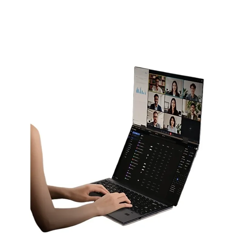 360 ° Folding Dual Touch Tablet Laptop 2-in-1 Lightweight Business Office Online Course Design Game Ultra-thin Portable Computer