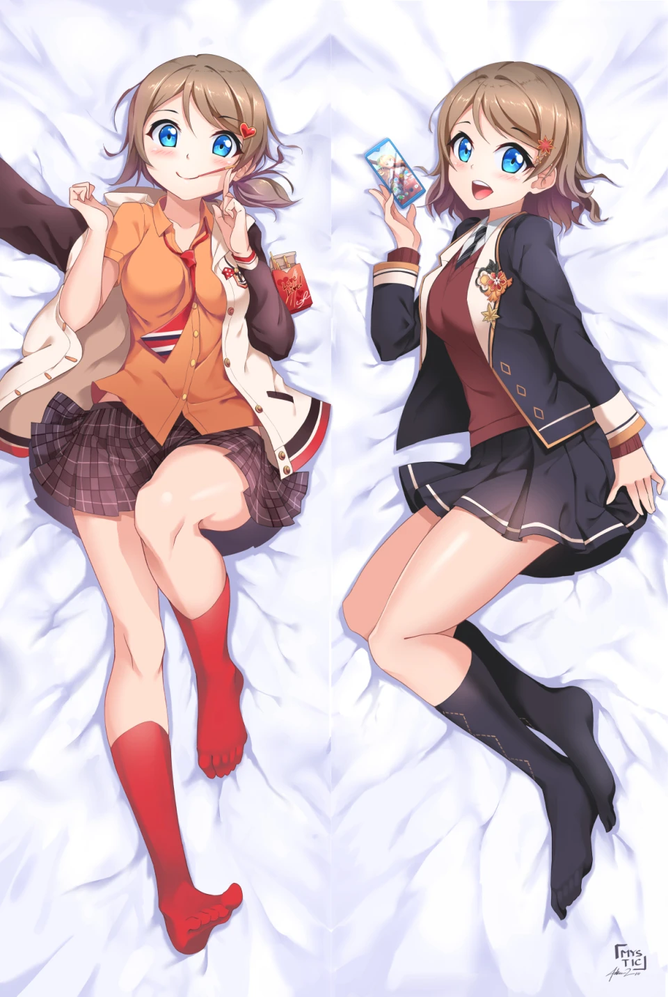 

Двусторонняя наволочка для подушки Аниме Dakimakura