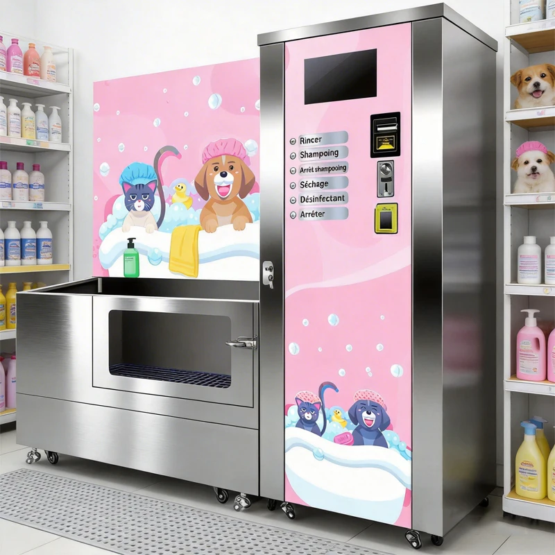 Customized Customizable Pet Store Dog Washing Machine Budget Friendly Export Standard Pet Cleaning Equipment