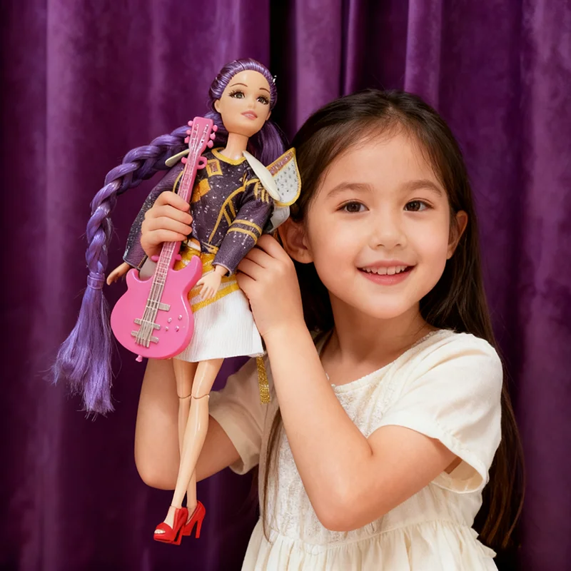 

KPop Demon Hunters 2026 ГОРЯЧАЯ новая аниме виниловая игрушка Руми Мира Зия фигурка фанатского клуба Рождественский подарок