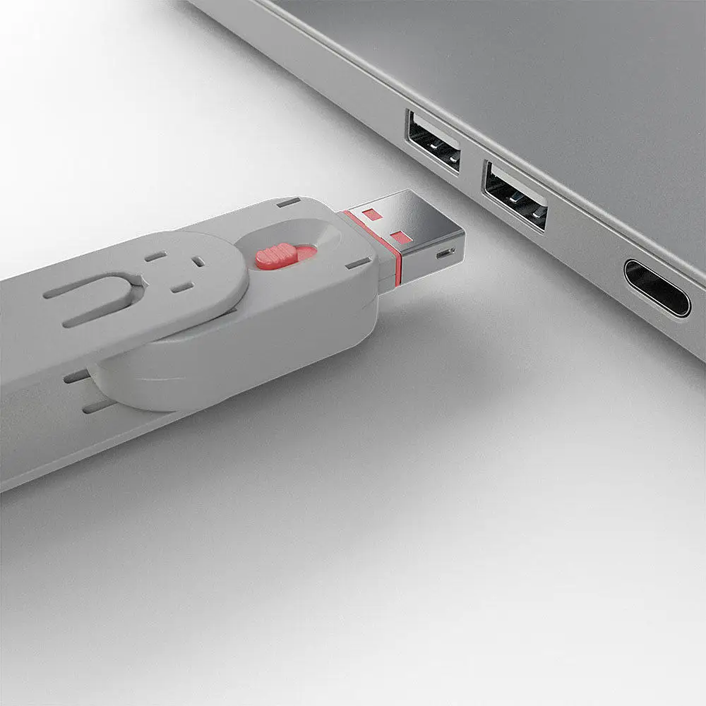 Computer usb port blockers key from Lindy for Data safety protection