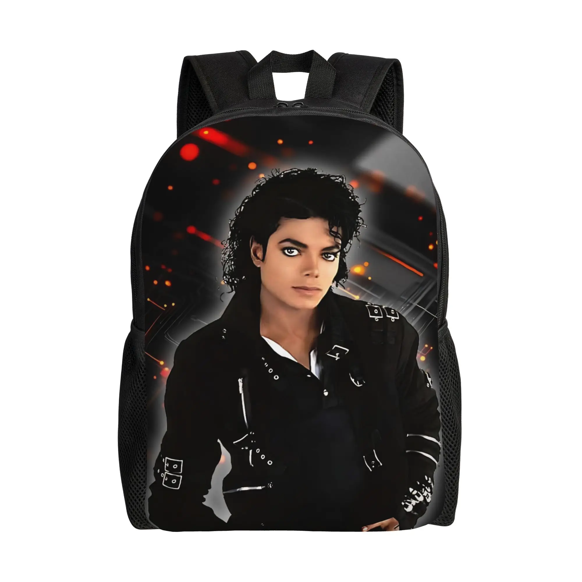 Michaels Jacksons Backpack for Men Women Fashion High School Business Daypack  College Shoulder Bag Gift