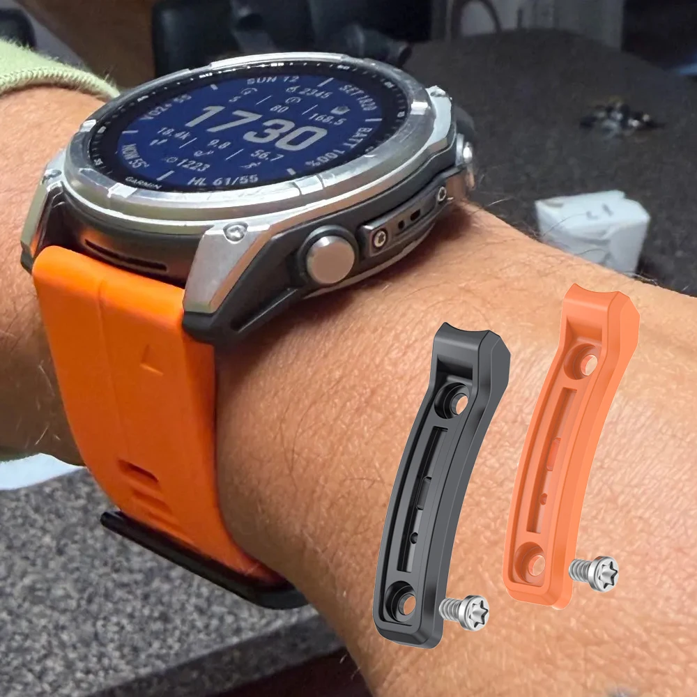 47mm 51mm Uhren-Seitenstoßschutzstreifen für Garmin Fenix8/ Fenix 8/ Tactix 8/ Quatix 8 Schützende Anti-Kollisions-Kanten-Zubehörteile