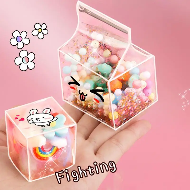 Adhesive Blowable Bubble Tapes Colorful Glitter Double-Sided High Sticky Nano Bubble Tape For Diy Craft Pinch Toy Making