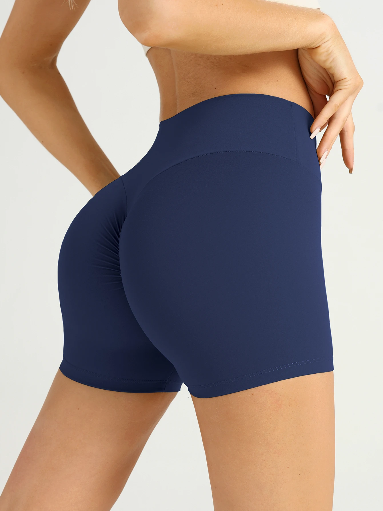 Women's High Waist Sexy Butt Gym Shorts High Strength Elasticity Quick Dry Comfort Cycling Fitness Leisure Training Yoga Shorts