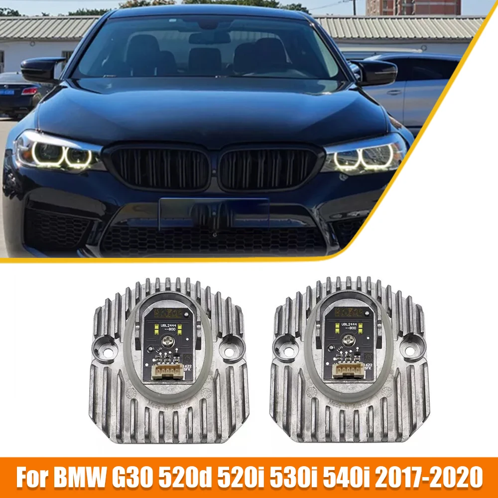 63117214934 For BMW 5′ G30 520d 520i 530i 540i 2017 2018 2020 DRL Modules Daytime Running Light Module with White Lightsource