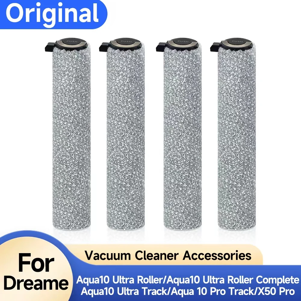 Original Dreame Aqua10 Ultra Roller/Aqua10 Ultra Track/Aqua 10 Pro Track/X50 Pro Robot Vacuum Cleaner Roller Mop Brush Cloth