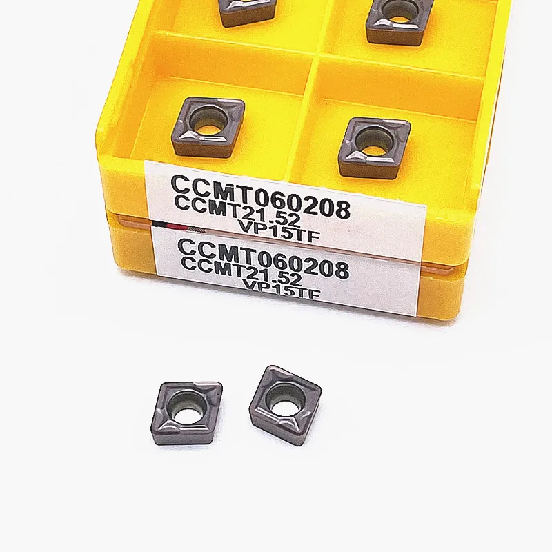 10個CCMT060204 CCMT060208 CCMT09T304 CCMT09T308 CCMT120404 CCMT120408 VP15TF UE6020 US735旋削工具超硬