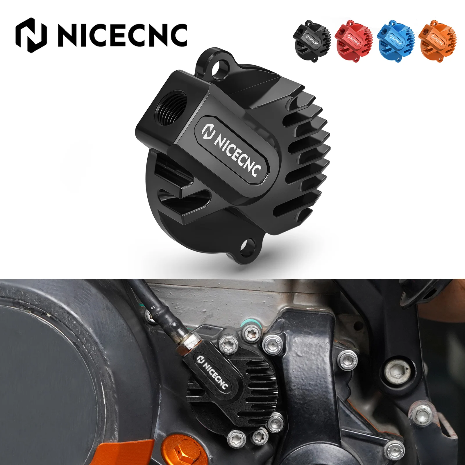 

For 2012-2023 KTM 690 Enduro SMC R 690 Duke/R Engine Oil Filter Cap Cover For Husqvarna 701 Supermoto Enduro GasGas ES/SM700