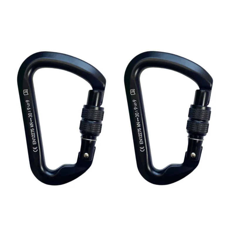 NONE Outdoor Karabiner Klettern Berglandung 30kN Haken Hohe Höhe Karabiner Aluminium Legierung Sicherheit Schnalle Ausrüstung 6