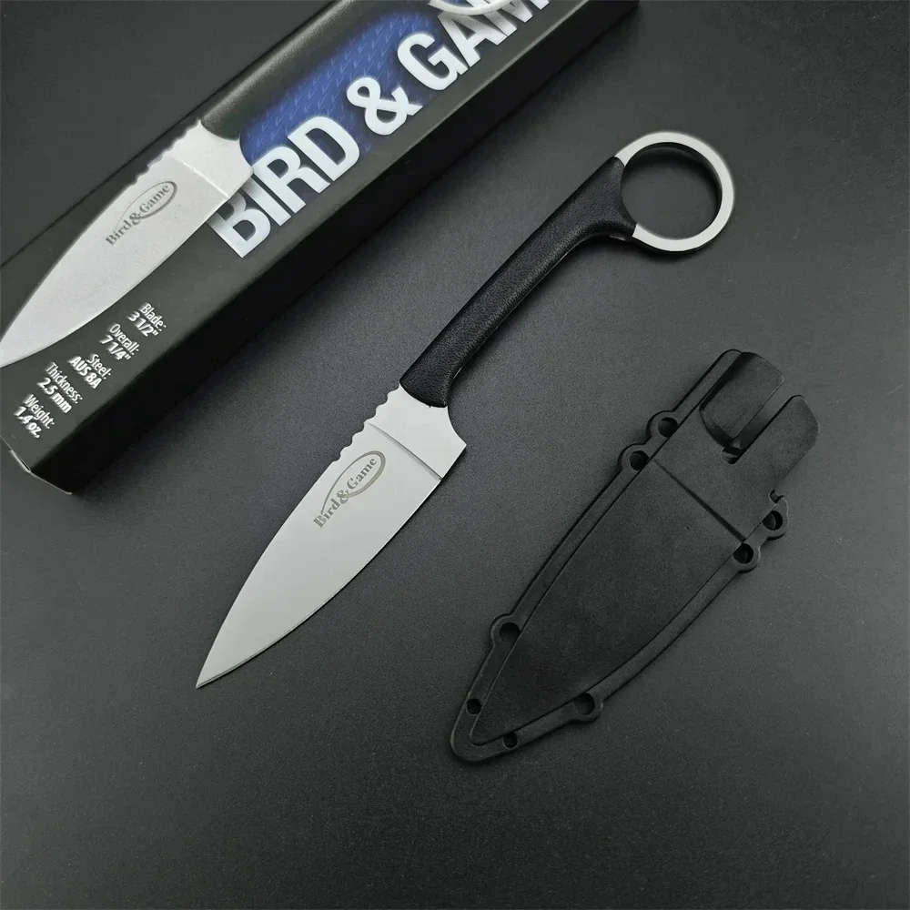 

Tactical Cold Steel 20AZ Multi-purpose Hiking EDC Straight Knife Portable Hunting Camping Outdoor Utility Tool 8Cr13Mov Blade