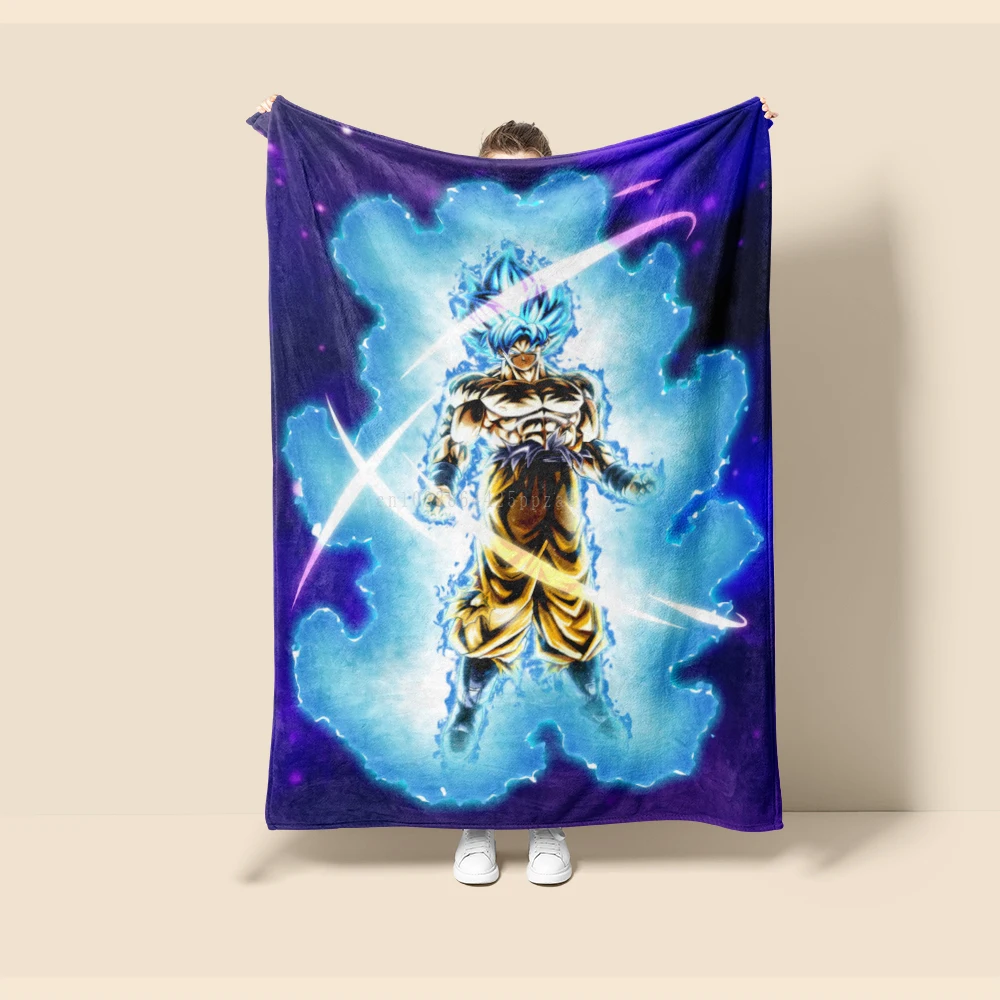 

Blanket Popular Dragon Ball Cartoon Printed Luxury Throw Blanket Sofa Bed Flannel Soft Fluffy Soft Comfort Blanket Adult