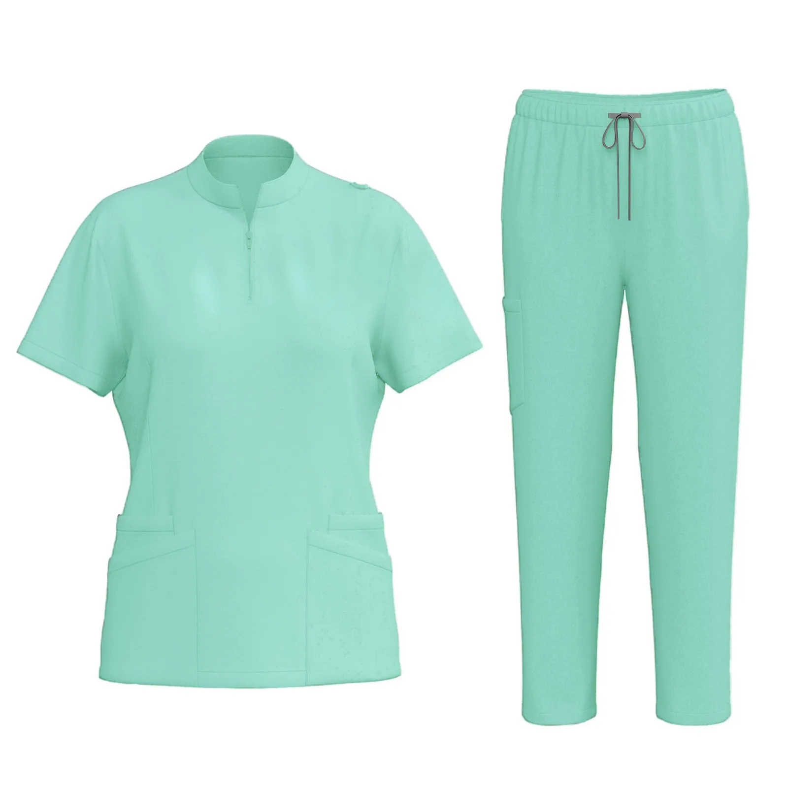 

Women Jogger Sets Doctor Dentist Workwear Women Fashion Uniforms Clinic Carer Clothes Supplies Nurse Suit Workwear