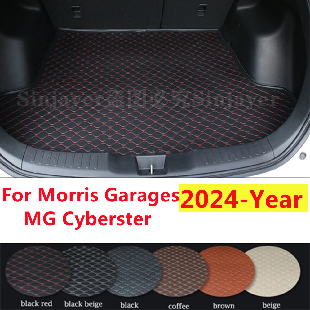 SJ Car Trunk Mat Custom Fit For Morris Garages MG Cyberster 2024 YEAR AUTO Tail Boot Tray Cargo Carpet Pad Protector Accessories