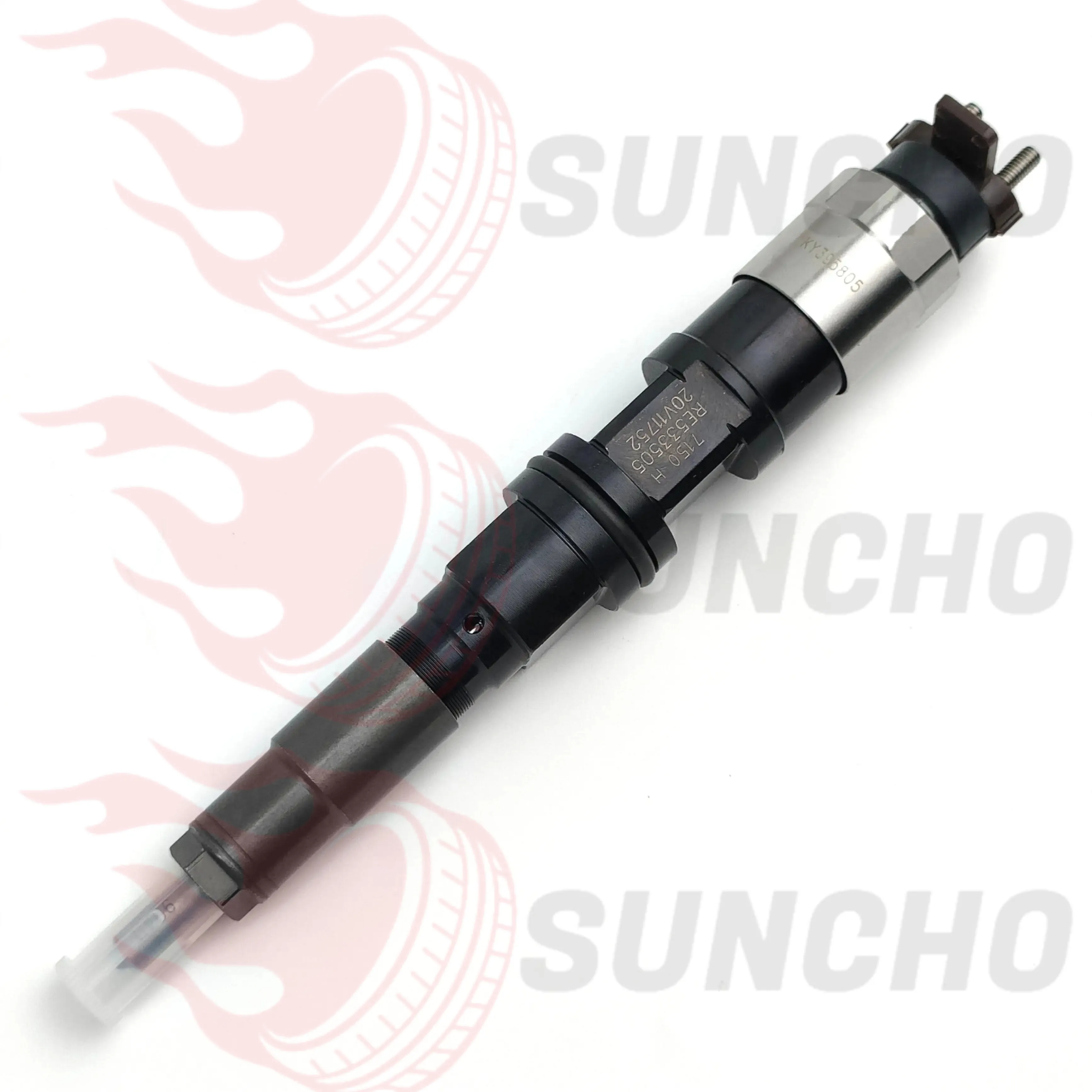 For DENSO John Deere 4045T 6068T S350 Tier3 (6 cil)	2007/10 Fuel Injector Assy 095000-7150 RE533505