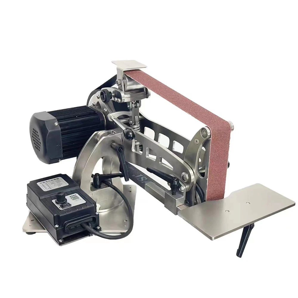 New 1400x50MM Belt Grinder Machine 1100W Multifunctional Vertical & Horizontal Belt Sander Polisher Sharpener Polishing Machine