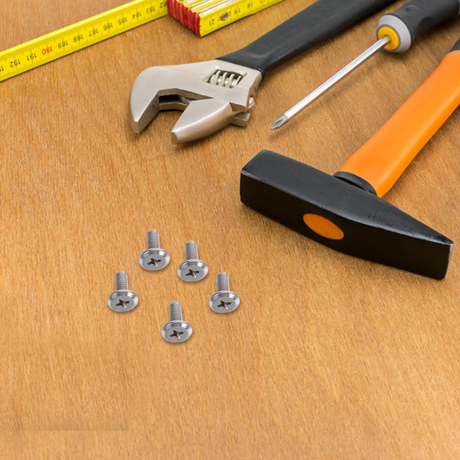 

100pcs Cross Countersunk Screws M4X10 Nickel Plated Carbon Steel Flat Head Fasteners For Cabinet Furniture Assembly Heavy Duty