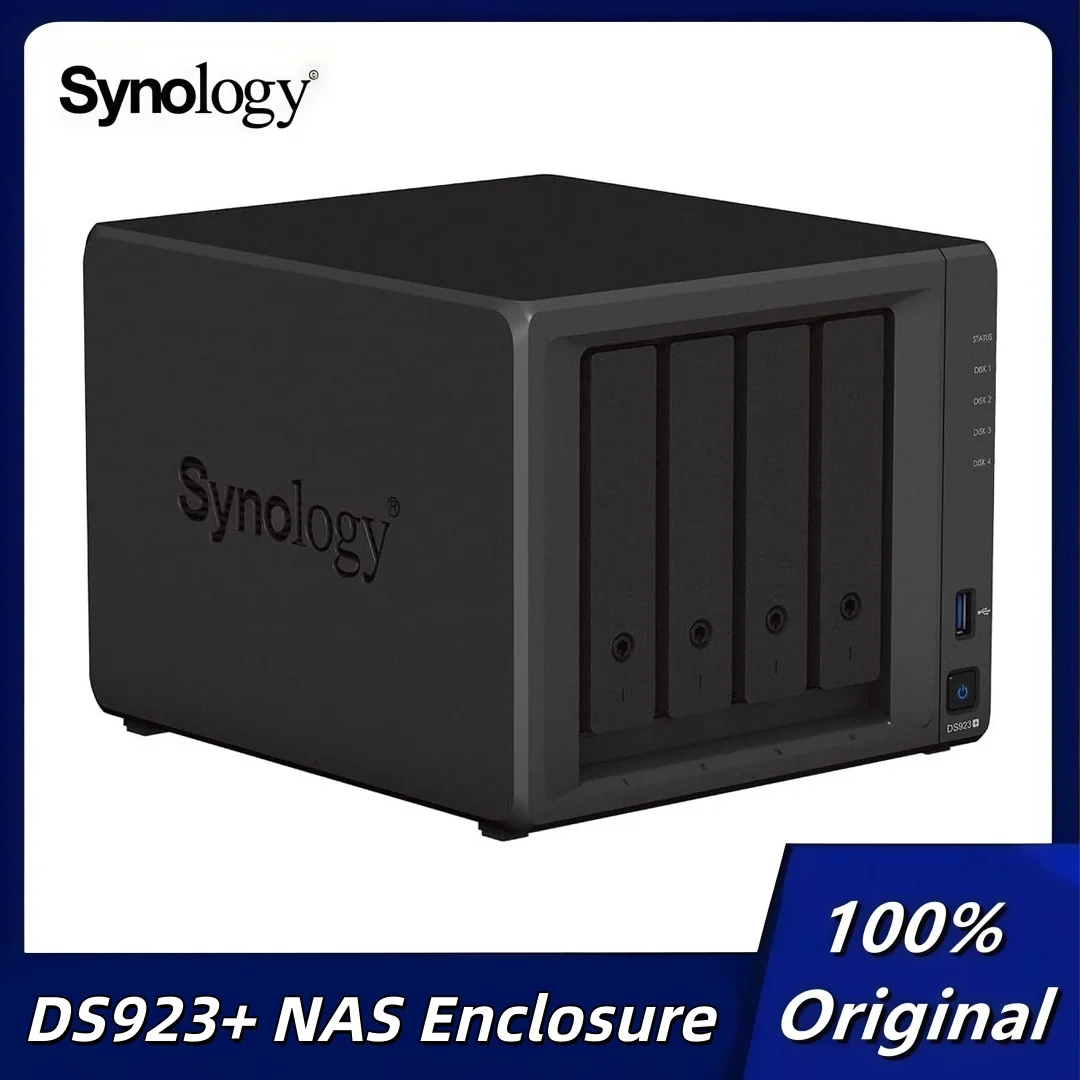 Synology DS923+(8GB Synology Ram) 4-Bay Diskstation NAS Enclosure Network Cloud Storage Server (بدون قرص) #1