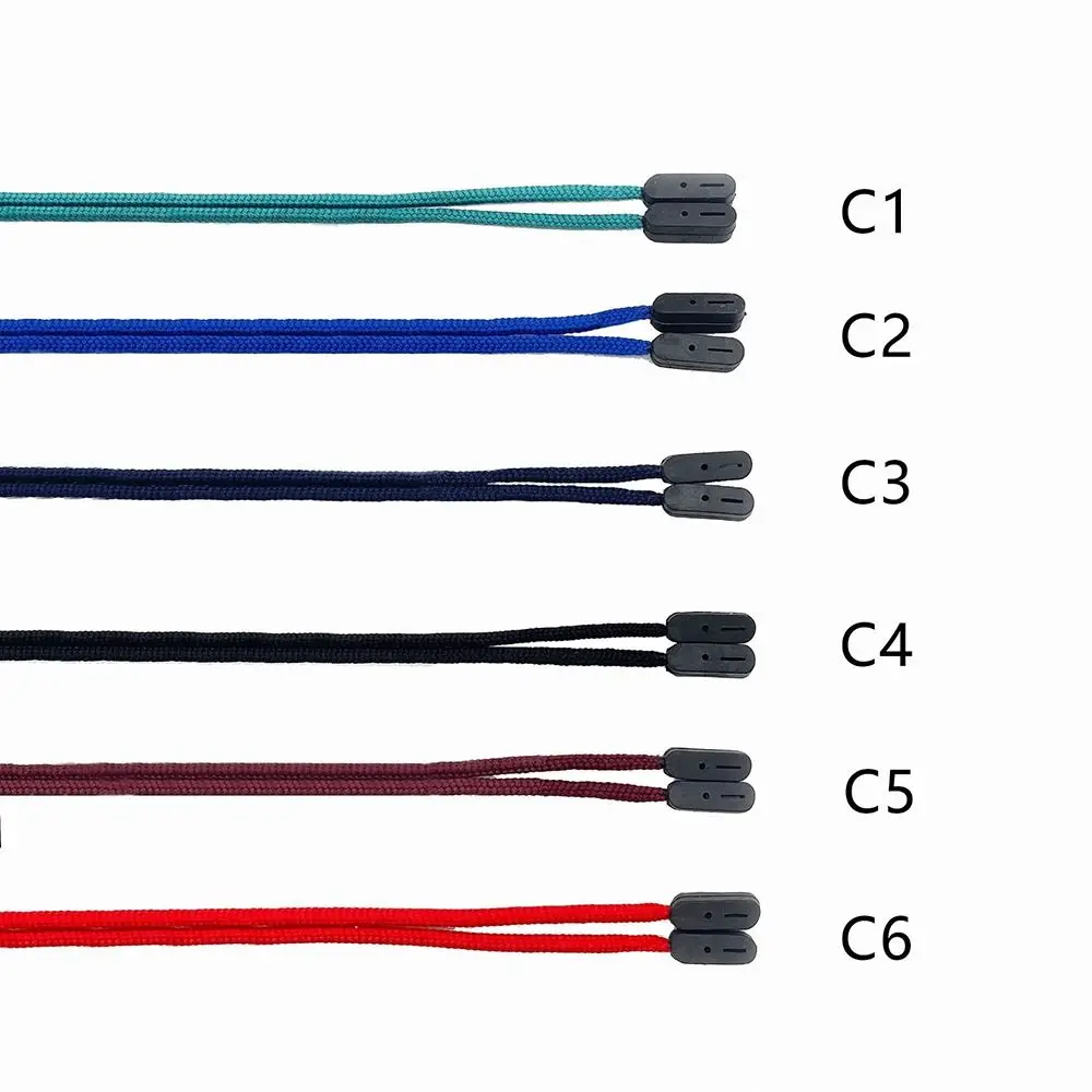 6 Farben Modische Brillenkordel Sonnenbrillenband Polyester-Lesebrillenkette für Damen und Herren Universell