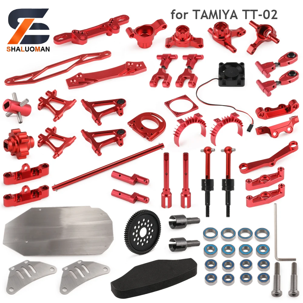 

Tamiya TT02 Swing Arm Chassis Guard Shock Absorption Radiator Bumper Sponge Metal For 1/10 RC toysCar tamiya tt02 Upgrade Parts