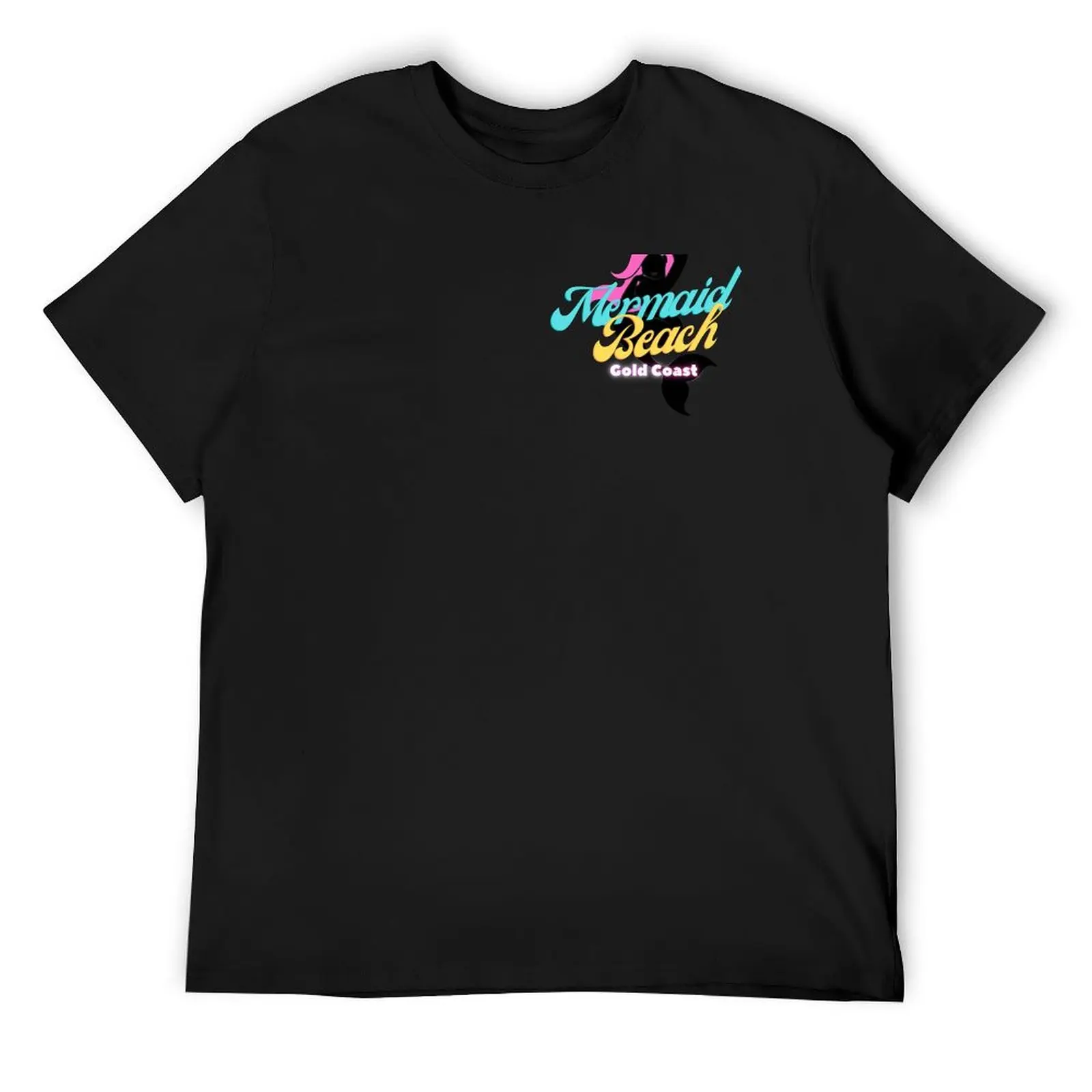 Mermaid Beach Gold Coast T-Shirt kawaii clothes blanks mens t shirt