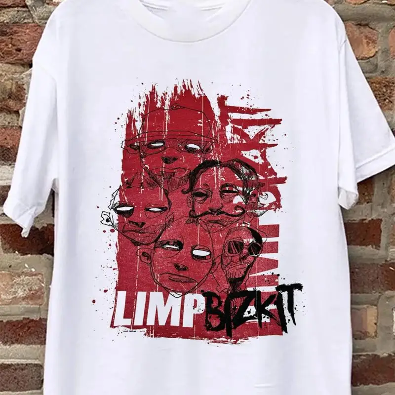

Редкая футболка LIMP BIZKIT граффити раннего белого цвета всех размеров AR1319