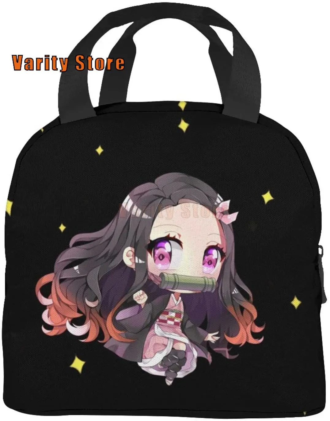 Anime Lunch Bag Tote Meal Bag Reusable Insulated Portable Anime Lunch Box For Women Mens Boy Girl Work Picnic 1-One Size