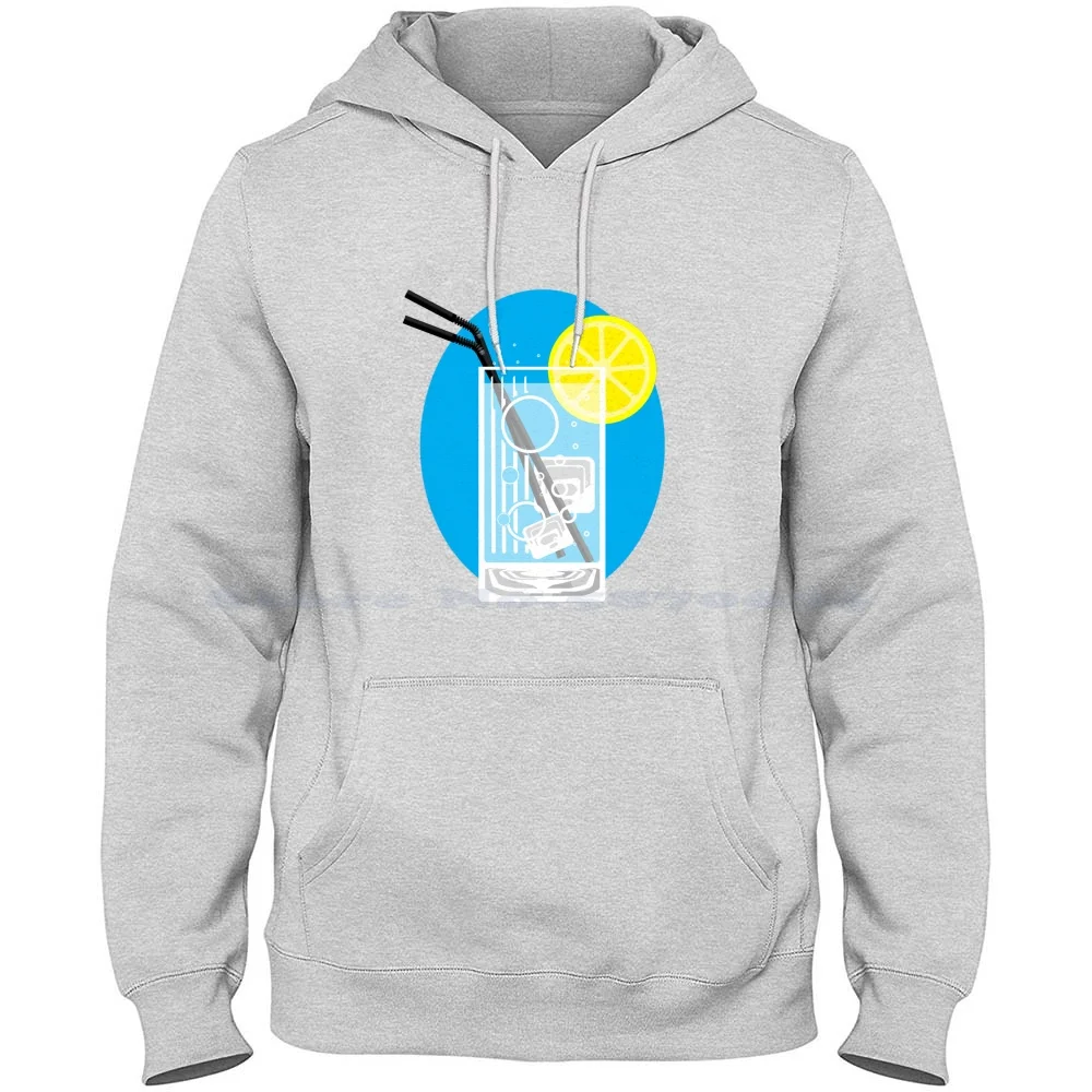 Ice And A Slice-Lemonade 100% Pure Cotton Hoodie Tshirt Lemonade Cola Coke Lime Orange Juice Soda Water Slice Booze Cocktail