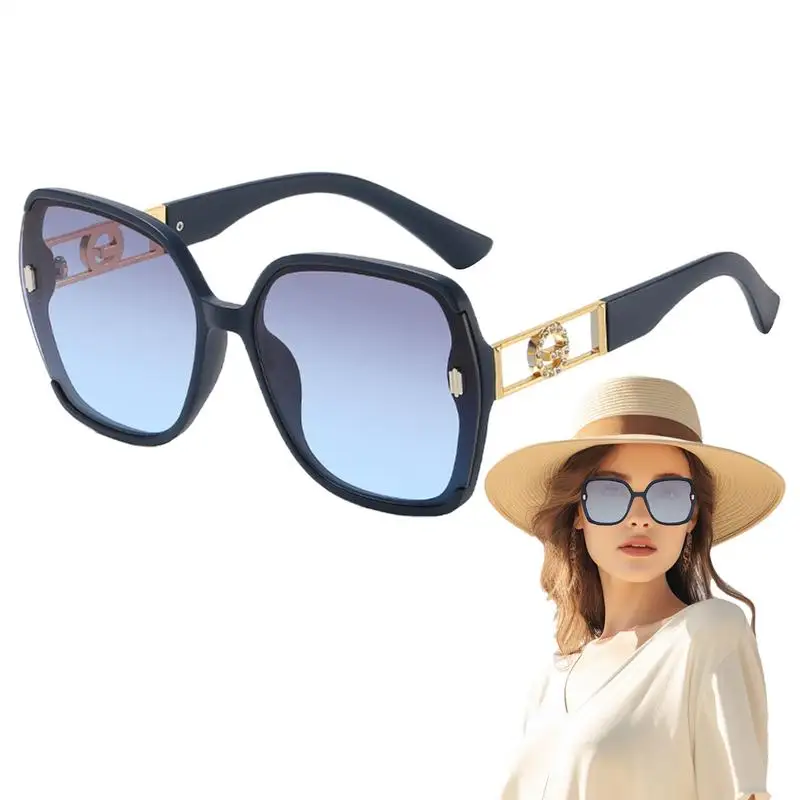 Retro Sunglasses Retro Metal Polarized Glasses UV400 Protection Lenses Glasses Fashion Outdoor Sports Activities All-Day Comfort