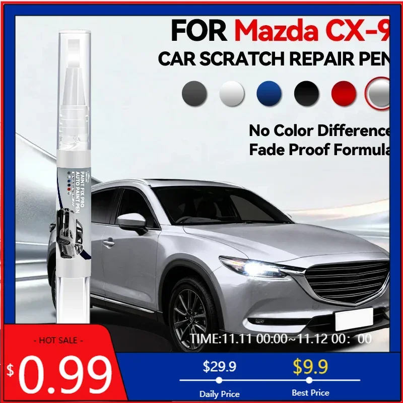 

Ручка-корректор для ремонта лакокрасочного покрытия Mazda CX9 (2006-2025), модель TB TC, для удаления царапин, аксессуар для самостоятельного ремонта автомобиля, черный цвет