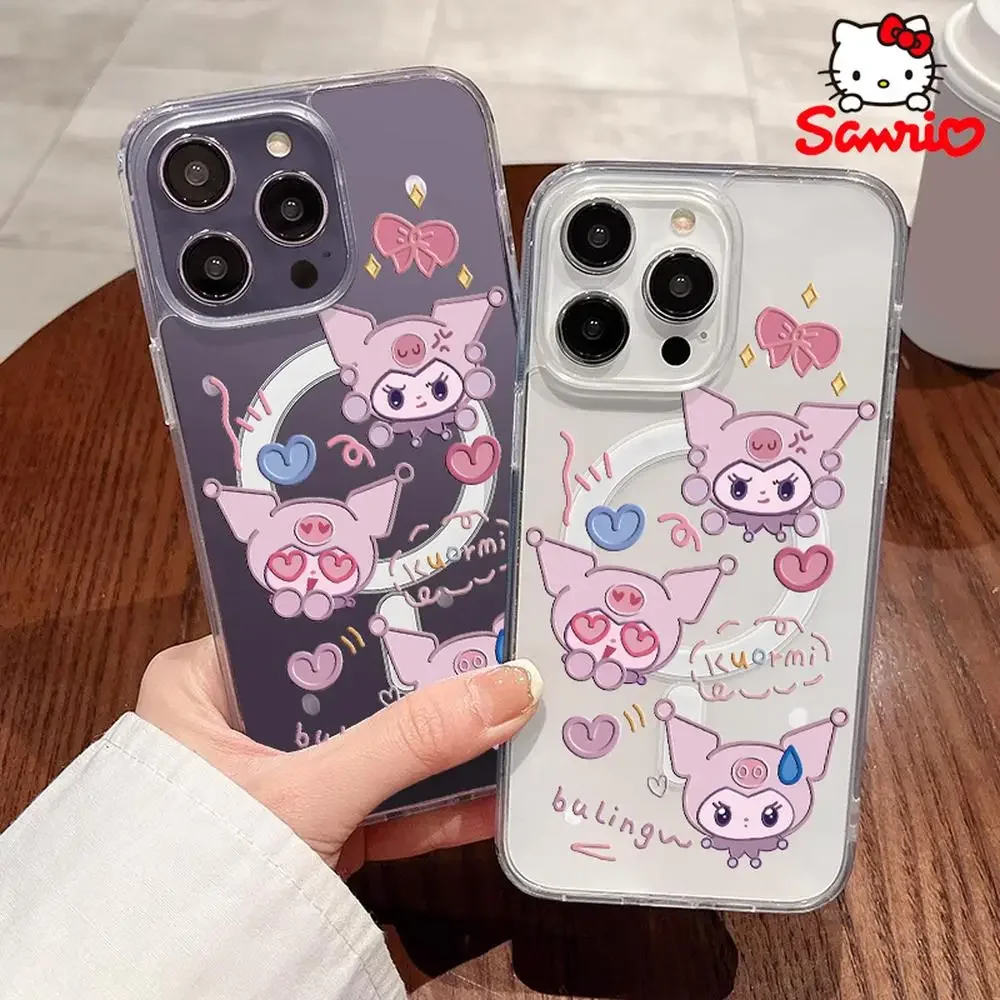 

Kitty Cat Iphone Case Fall Prevention Iphone 16/15/14/13/12/11 Girl Iphone 16 Promax Case Sanrio Kt Pink Accessory