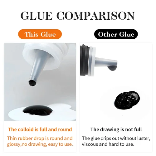 Imagen 2 del producto Pegamento para extensión de pestañas NATUHANA 2-3s, secado rápido, sin olor, sin simulación, pegamento para pestañas postizas fuertes individuales, herramientas de maquillaje adhesivas