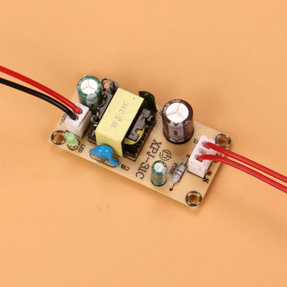 DC 12V 1A/24V 0.5A Switching Power Module AC-DC Power Supply Board AC110-180V to DC 12/24V Short Circuit Overload Protection