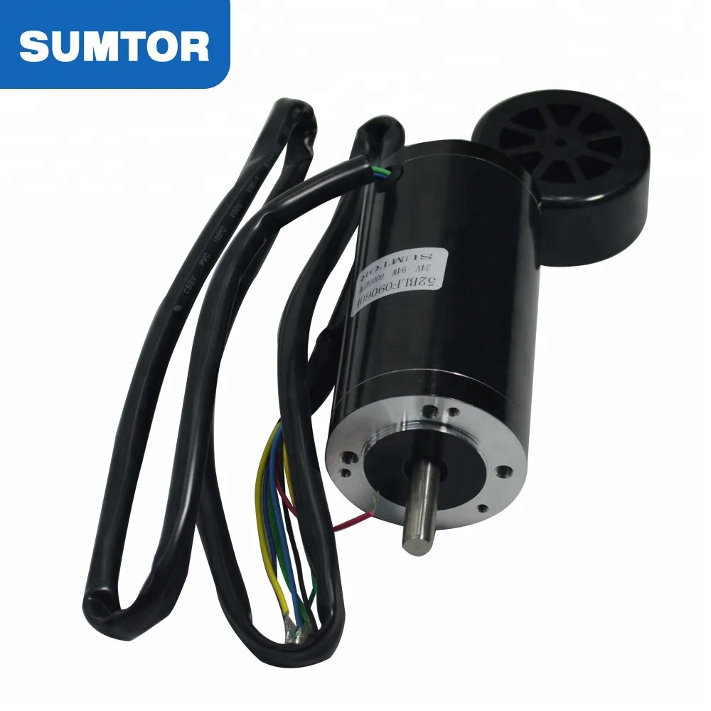 Heißer Verkauf Hochgeschwindigkeitsspindel Bürstenloser Motor 94 W 24 V 6000R 0,15 N.M für Cnc 3040 52BLY09060E