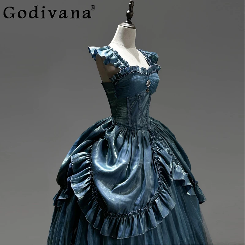 Lolita vestido de noite para mulheres, luz de luxo, elegante, dia de estudante, cerimônia de maioridade, vestido de princesa do ensino médio