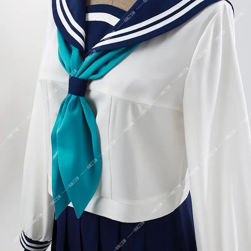 Anime Noko Shikanoko Cosplay Costume pour fille, mon ami cerf, jupe Nokotan JK, uniforme de lycée marin, tenues de fête d'Halloween