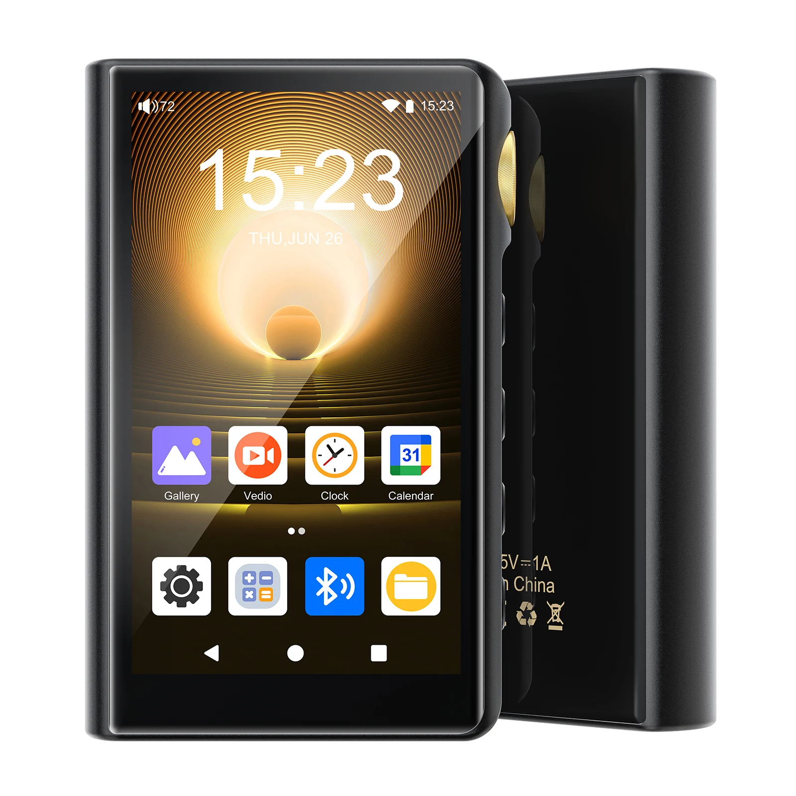 ZAQE P30 96GB Android 12 MP3 Player WiFi Bluetooth 5.0 HiFi Lossless DSD DAC Touch Screen Portable Music Player 512GB Expandable