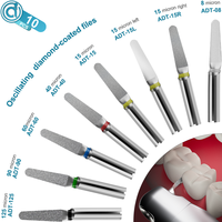 10pcs/8pcs Mixed Size AI-ADT Dental Orthodontic Saw Blades Parts Oscillating Diamond-Coated Files for Interproximal Stripping