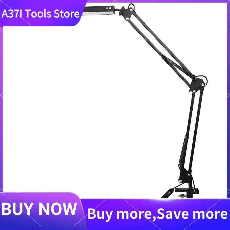 

LED Desk Lamp With Clamp,Adjustable Swing Arm Desk Lamp,Modern Architect Table Lamp For Study/Reading/Office/Work(Black)-[A37I]
